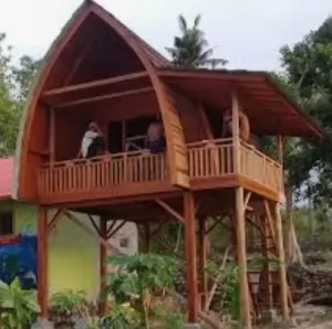 Harga Rumah Kayu Modern Minimalis Semarang Jawa Tengah