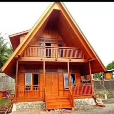 Jasa Pembuatan Villa Rumah Kayu Modern Minimalis Semarang Jawa Tengah